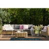 LunaLulinlk Modern, Textured Cut Pile 1'11" x 3'7" Rectangle Throw Rug - 3 of 4