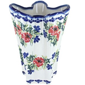 Blue Rose Polish Pottery 30-4 WR Unikat Large Vase - 1 of 1