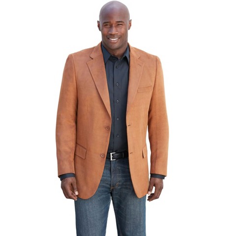 KingSize Microsuede Blazer - 62, Cognac