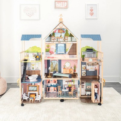 KidKraft Secret Reveal Wooden Mansion with over 47 Accessories