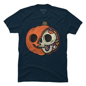 Men's Design By Humans Halloween Anatomy By ppmid T-Shirt - 1 of 2