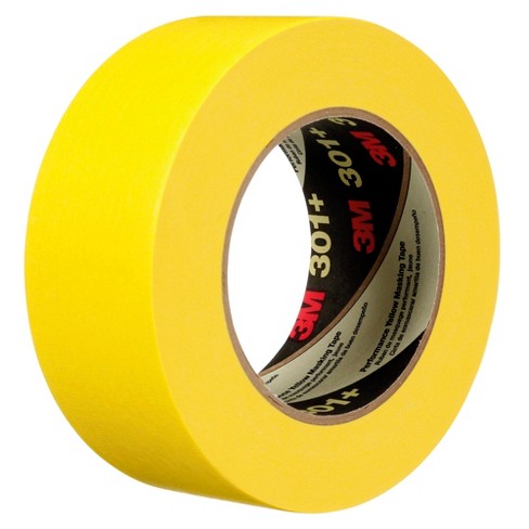Removable Light Yellow Crepe Paper Masking Tape In Size 48mm X 50m