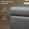 Storage Ottoman Bench, Ottoman Foot Rest, Synthetic Leather with Stitching, 670 LBS Load, End of Bed Bench for Bedroom, Living Room, Entryway - 4 of 4