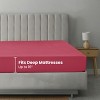 Microfiber Fitted Sheets Deep Pocket Up to 16-Inch , Ultra Soft , Easy Fit , Hypoallergenic Fitted Bed Sheets - Lux Decor Collection - 3 of 4