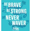 Girl's Raya and the Last Dragon Be Brave Be Strong Never Waver T-Shirt - 2 of 4