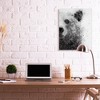 Stupell Industries Forest Bear Watercolor Wild Animal Black White - 2 of 4