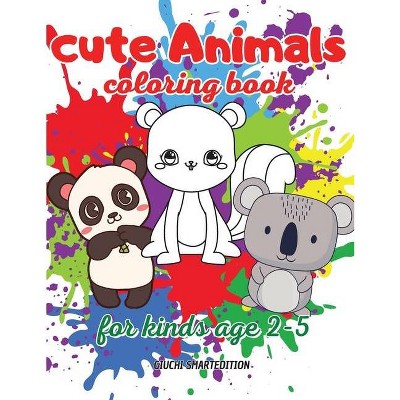 Cute Animals coloring book - by  Giuchi Smartedition (Paperback)