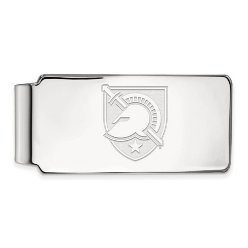 Black Bow Jewelry Sterling Silver U.S. Military Academy Black Knights NCAA Money Clip - image 1 of 3