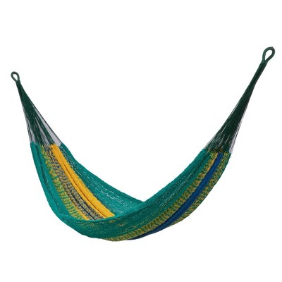 Acapulco Double Patio Hammock - Yellow/Green - Sol Living