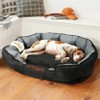 Artloge Heavy Duty Dog Bed Made By Durable Oxford Material Waterproof Anti-scratch Dog Pet Bedding with Bolster Luxury Soft Removable Cushion - 3 of 4