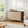 Resenkos Solid Wood Dresser, Storage-Friendly Bedroom Table, Modern Style, Brown Finish, Home Furniture, Stylish and Functional, White - 4 of 4