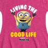 Girls' - Despicable Me Minions - Living The Good Life Fit & Flair Cap Sleeve Dress - image 2 of 2