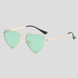 Anna-Kaci Women's Stylish Heart-Shaped Polarized Sunglasses UV400 Protection for Outdoor Activities - 1 of 4
