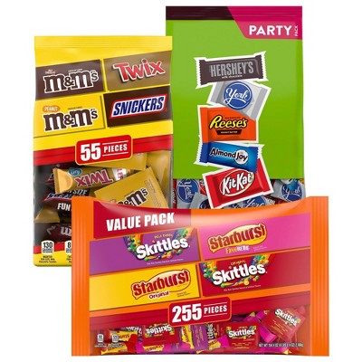 Mars Fun Size Chocolate Favorites Variety Pack - 30.98oz : Target
