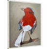 Amanti Art Red Bird I by Erin McGee Ferrell Framed Wall Art Print - 2 of 4