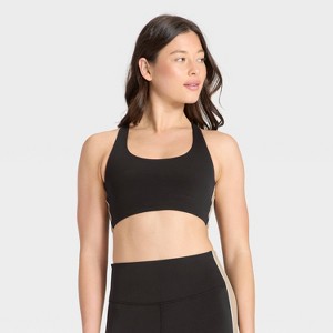 Women's Everday Soft Light Support Piped Longline Sports Bra - All In Motion™ - 1 of 4