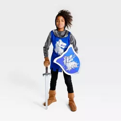 Kids' Royal Knight Blue Halloween Costume Top with Accessories - Hyde & EEK! Boutique™