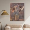 Art Remedy Clay vase with tulips and other flowers Classical vintage floral vase wall art Framed - 2 of 4