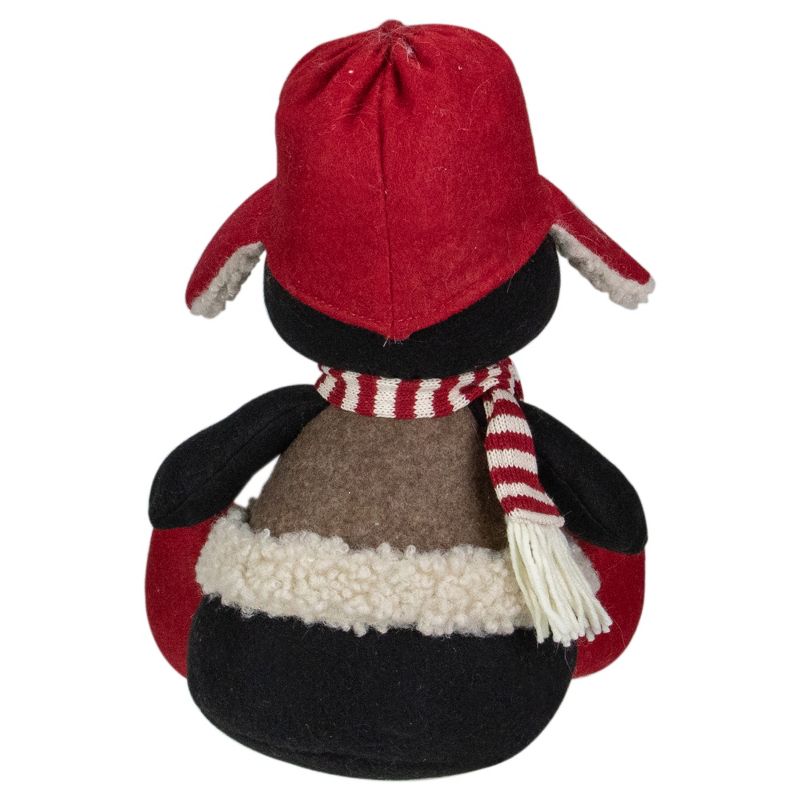 Northlight 12" Red, White, and Gray Sitting Winter Penguin Christmas Tabletop Decoration, 5 of 6