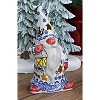 Blue Rose Polish Pottery 591 Vena Gnome Luminary - 2 of 3