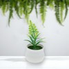 Unique Bargains Realistic Artificial Plants Pine Cone Mini Plastic 1.97"x1.97"x4.72" 1 Pcs - 2 of 4