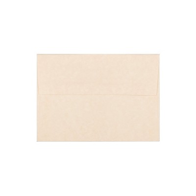 JAM Paper A6 Parchment Invitation Envelopes 4.75 x 6.5 Natural Recycled 34926