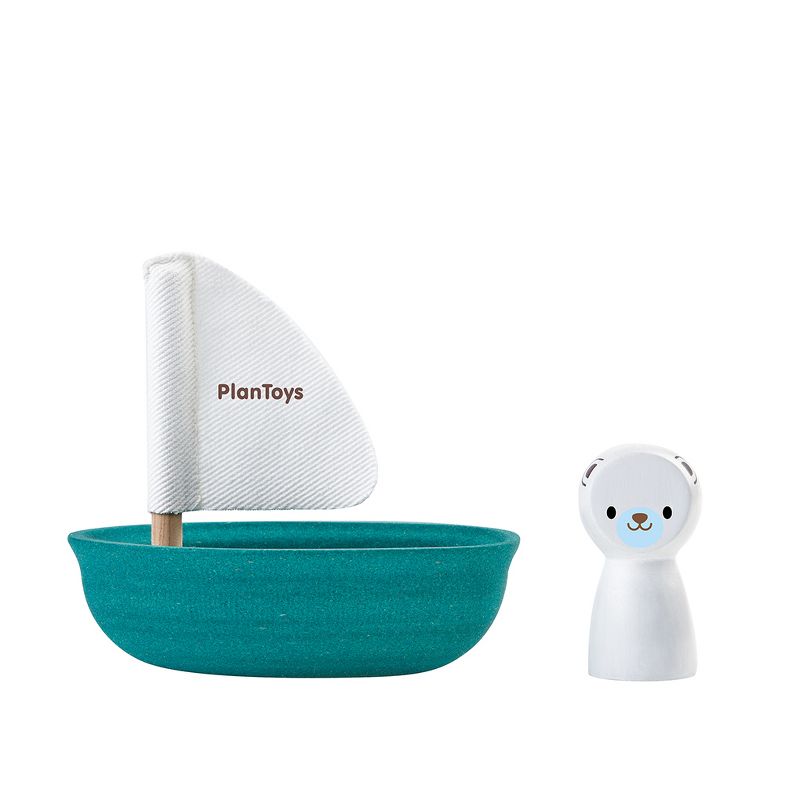 Plantoys| Sailing Boat - Polar Bear, 2 of 10