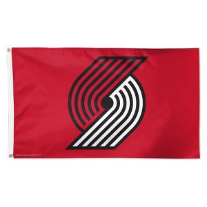 3' x 5' NBA Portland Trail Blazers Deluxe Flag - 1 of 3