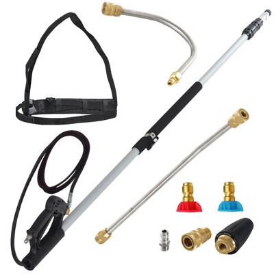 Outsunny 18' 4000 PSI Electric High Pressure Washer Wand Extension Pole