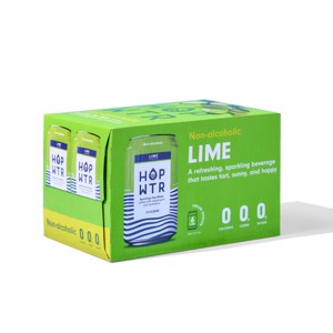 HOP WTR Lime - 6pk/12 fl oz Cans - 1 of 4