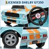12V Ride on Licensed Shelby GT350, Battery Powered Ride on Toys for Toddlers with Remote Control, Ford Kids Electric Vehicle - 3 of 4