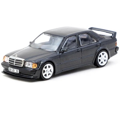 Mercedes-Benz 190 E 2.5-16 EVO 1 Blue-Black Metallic "Global64" Series 1/64 Diecast Model by Tarmac Works