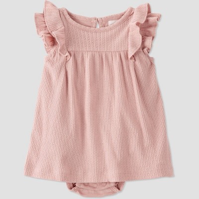 Image of Little Planet by Carter's Organic Baby Girls' Bodysuit - Pink 6M