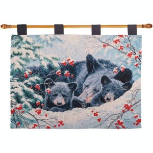 Manual Woodworkers and Weavers Cozy Tapestry Wall Hanging, 36 x 26 Inches, Woven Home Decor Featuring Warm Rustic Style - 1 of 3