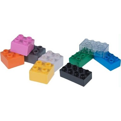 Large Multicolor Plastic Building Blocks Set for Kids, 108 Pieces