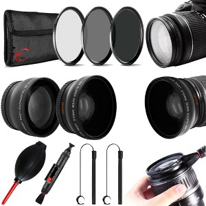 Vivitar All You Need Filters and Cleaning Tools for Canon EF-M 22mm f/2 STM RF 50mm F1.8 STM Canon Camera Lens - 1 of 4