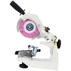 Professional Chainsaw Sharpener - Bench Grinder w/ Multi-Angle Adjustment, Built-in Light & 3 Grinding Wheels - 1 of 4