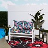 Vera Bradley Outdoor Patio Bench Cushions - 2 of 4