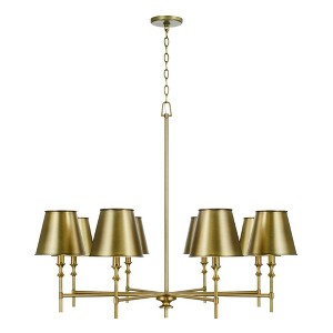 Capital Lighting Whitney 8 - Light Chandelier in  Aged Brass - 1 of 1