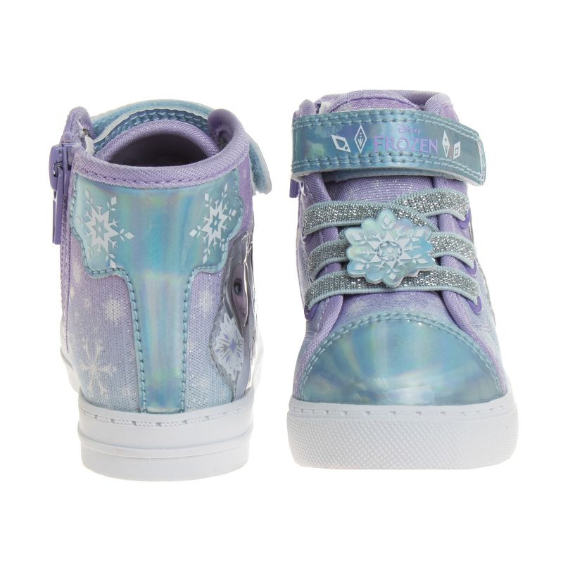 Frozen High-Top Hook and Loop Canvas Sneakers (Toddler/Little Kid), 3 of 8