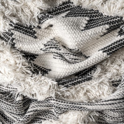 Handmade Braided Tassel Wool 12' x 15' Black Area Rug