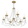 Livex Lighting Pennington 6 - Light Chandelier in  Antique Silver Leaf - 2 of 4