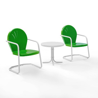 Griffith Green Metal 3-Piece Outdoor Conversation Set