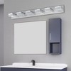 VYNXARIA Chrome Wall Lights, Modern 6-Light Vanity Fixture for Bathrooms and Makeup Tables - 2 of 4
