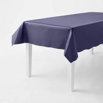 Rectangular Disposable Table Cover Navy Blue - Spritz™
