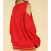 Women's Distressed Grommet Top - Honey Punch - 3 of 4