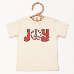 The Juniper Shop Joy Peace Sign Toddler Short Sleeve Tee - 1 of 4