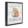 Stupell Industries Fall Country Market Pumpkins Floating Frame Canvas Art - 2 of 4