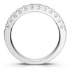 Pompeii3 1/2Ct Pave Diamond Wedding Anniversary Stackable Ring Gold Lab Created - 3 of 4
