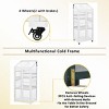 Wooden Storage Sheds,Greenhouses Near Me,Greenhouse With Wheels And Adjustable Shelves,Furniture Indoor,Outdoor Furniture -Maison Boucle - 4 of 4